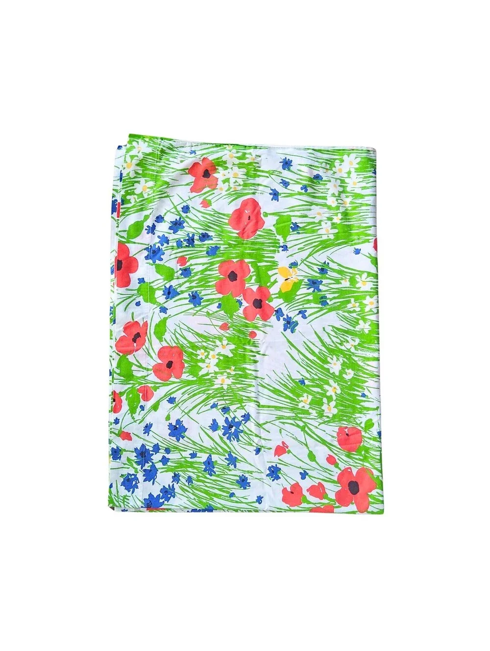 Vintage Floral Twin Flat Sheet - Tastemaker Field Trip Pattern